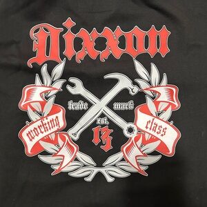 DIXXON Black and Red Graphic Tee